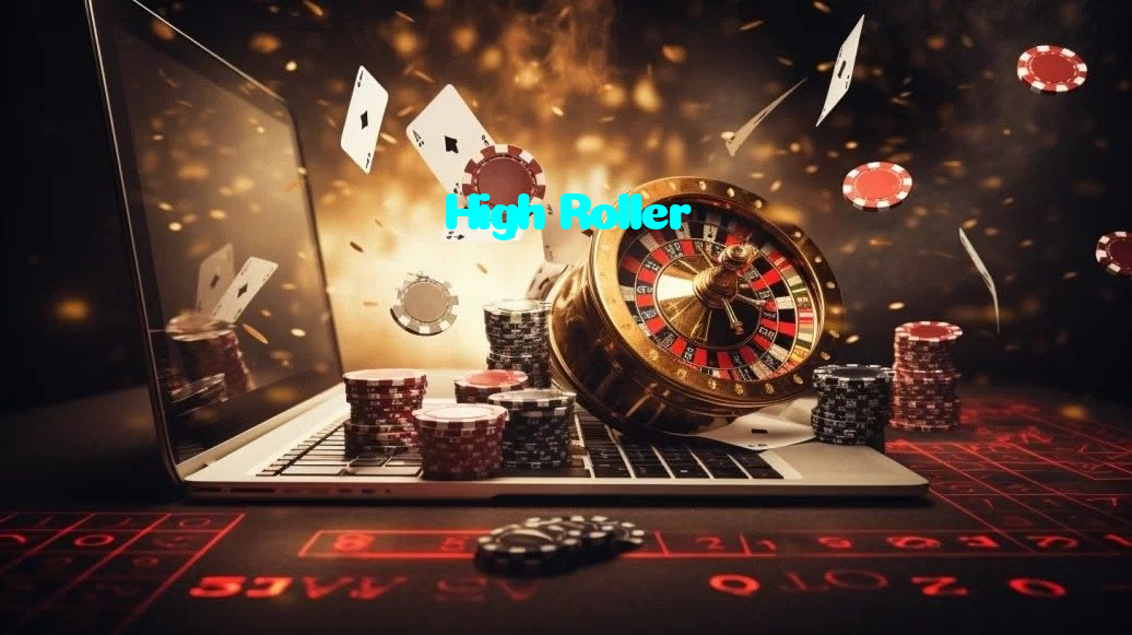 High Roller casino presented on mobile device in Pakistan with slots and live games